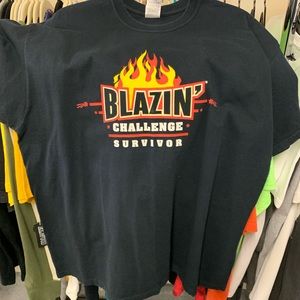 Buffalo Wild Wings Blazin’ wing challenge shirt